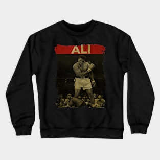 TEXTURE ART- MuhammadAli - RETROSTYLE Crewneck Sweatshirt